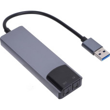 External Stereo Sound Card Mix, 5.1 7.1 Channel USB Audio Adapter, Noise Reduction USB Sound Card Adapter for PC Laptop Desktop 98 ME 2000 X P 7 8