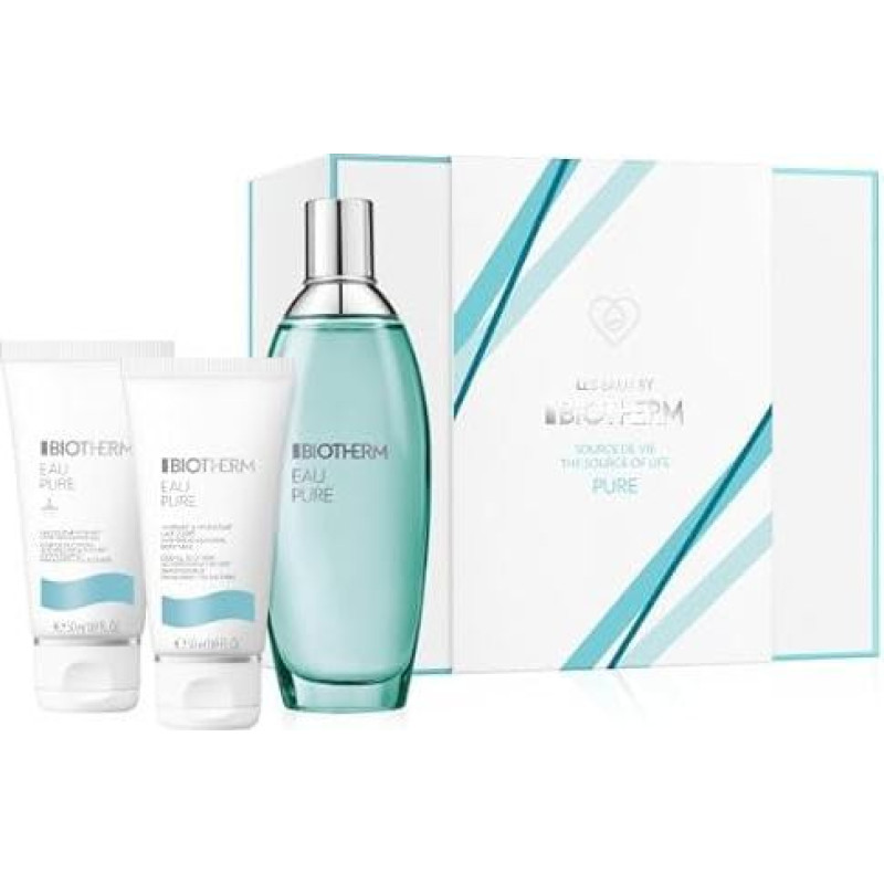 Biotherm Eau Pure Eau de Toilette, erfrischender und feuchtigkeitsspendender Damen Körperpflegeduft mit Essenzen grüner Früchte und ätherischen Ölen, belebt und erfrischt die Haut intensiv