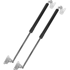 500 mm 250 N/25 kg Dujinių spyruoklių spyruoklių amortizatoriai, 2 vnt. L tipo dujinių spyruoklių hidraulinių laikiklių laikiklis, skirtas sandėliavimo dėžės dangčiui Karavano liukui, sunkvežimiui, sunkvežimiui, valčiai, kemperiui, nameliui ant ratų, lang