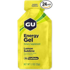 GU Lemon Sublime Flavour Energy Gels - Box of 24