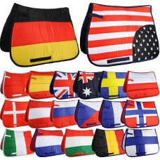 HKM SADDLE CLOTH Flag All-Over Design Flag Sweden Dydis: daugiafunkcinis