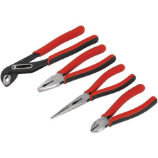 Sealey AK8579 4 Piece Pliers Set, Silver