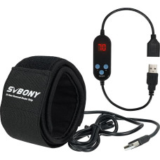 Svbony SV172 objektyvo šildytuvas, USB objektyvo šildytuvas su PWM temperatūros reguliavimo valdikliu, 430 mm objektyvo šildytuvas DSLR fotoaparatui ir teleskopui, objektyvo okuliaro šildytuvas, skirtas astronominei fotografijai