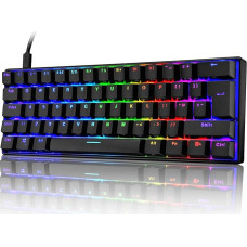 UK Layout 60 % RGB Mechanical Gaming Keyboard Type C