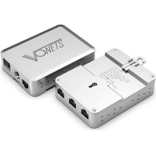VONETS Industrial PoE Gigabit Ethernet Network Switch Ethernet RJ45 Splitter Extender Plug & Play 10/100/1000M 3PoE +1 SFP+1 Uplink (5 Ports) Metal Universal for Network Devices VSP510