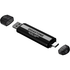 Gigastone USB-C External SSD 1TB for PS5 iPhone15 USB 3.2 Gen2 up to 1,050MB/s Type-A + Type-C Portable Solid State Drive for MacBook iPad Playstation Xbox Gaming SSD Backup Hard Drive