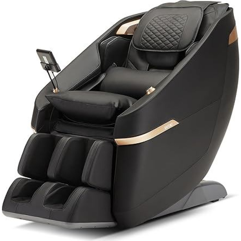 ROTAI masažo kėdė, viso kūno masažas su šildymu ir nuline geba, 22 automatinės programos, 