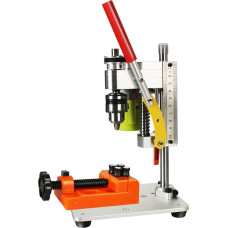 YQVEOT Tischbohrmaschine, Multifunktionale Mini-Tischbohrmaschine, Fräsmaschine, 120 W, DIY, hochpräzise Bohrmaschine, Bohrfutter, Lochstanzmaschine (2 atnaujinimo paketas)