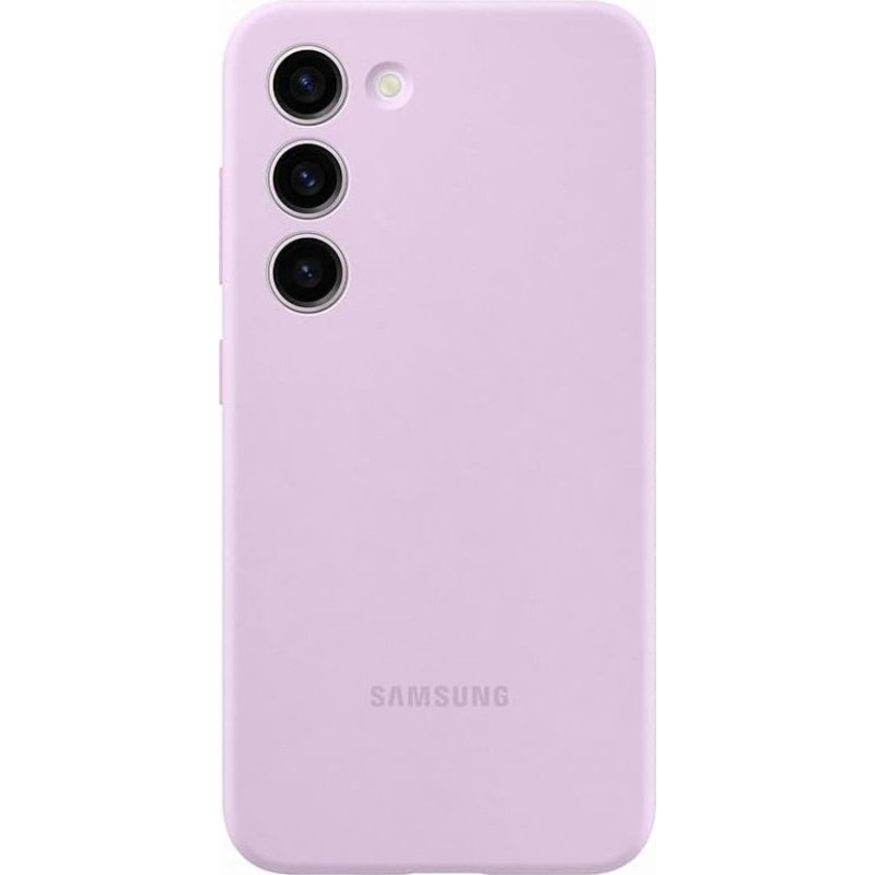 Samsung Silicone Smartphone Case EF-PS911 for Galaxy S23, Mobile Phone Case, Silicone, Scratch-Resistant, Slim Design, Lavender