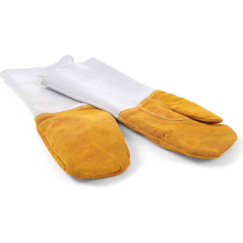 Hendi Thermal kitchen protective leather gloves 2pcs.