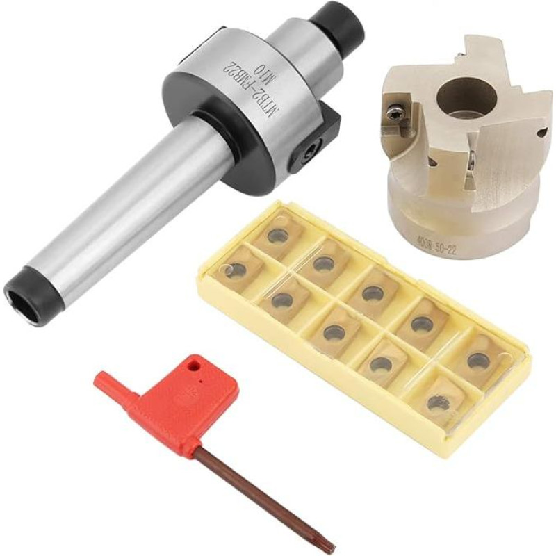 MT2-FMB22 Face Router Bit 400R-50-22 CNC Foam Cutter 10 Pieces APMT1604 Carbide Carbide Tool Set for Heavy CNC Milling