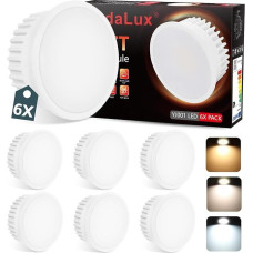 YindaLux 6 x LED modulis 230 V Dimmable 5 W IP44 LED lemputės, skirtos įleidžiamiesiems prožektoriams Paviršinio montavimo prožektoriams GU10 / MR16 itin plokščio skersmens 50 x 23 mm šiltos baltos natūralios baltos vėsios spalvos pakaitalas
