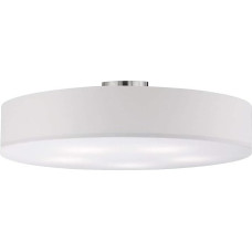 Trio Leuchten Modern Modernus modernus lubų šviestuvas su baltu atspalviu - Moli / audinys / apvalus Tinka LED E27 Max. 5 x 60 vatų / patalpų apšvietimas / šviestuvai / lempos / svetainė / lova