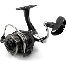 Wjnvvfioo 5.0:1 Spinn-Angelrolle, flache Spule, max. Zugkraft, 10 kg, Angeln für Angelrad, Salzwasser, flache Spule, 8#2000 Serie