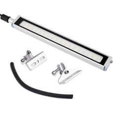 YJINGRUI pramoninis šviesos vamzdis 10 W mašinų šviesos 282 mm LED darbo šviesa 115° kampo reguliavimas Mašinų apšvietimo įrankis (220 V)