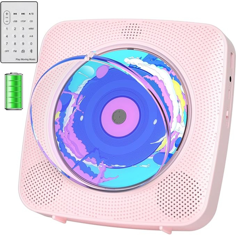 Radijas su CD grotuvu Vaikai: Kegaudio Nešiojami CD grotuvai Nešiojami su 