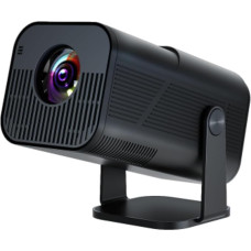 Mini Projector with Android 13 WiFi 6 Bluetooth 5.2 Projector 4K 1080P Support Car Horizontal Trapezoid Correction 180 Degree Angle Smart Outdoor Projector for Mobile Phone Laptop