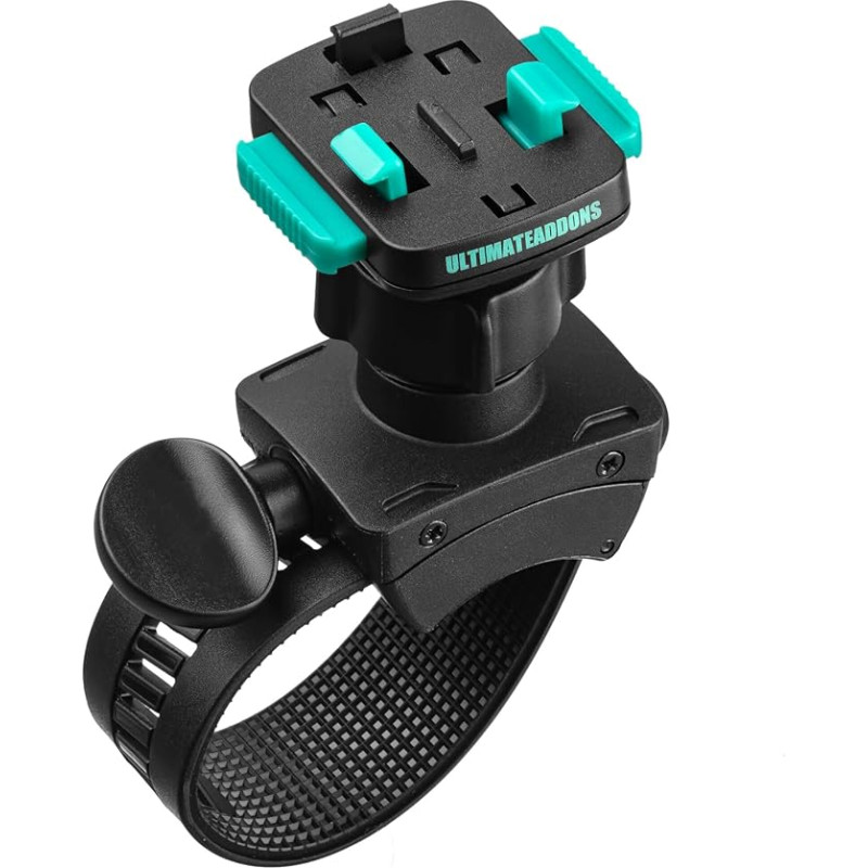 Ultimateaddons Motorcycle Helix Belt Handlebar Swivel Mount with Ball Mount Cases and Brackets - 21-40 mm