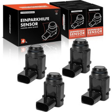 Frankberg 4 x parkavimo jutiklis, pagalbinis jutiklis, 3 kontaktų priekinis galinis suderinamas su Golf V 1K1 1.4L-3.2L 2003-2009, Q7 4L, 3.0L 2015-2015 T.o.u.r.a.n 1T1 1T2 1.4L-2.0L 2003-2015 0 Pakeisti# 3D0998275A