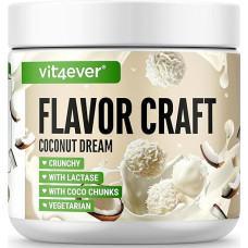 Coconut Dream Flavour Powder with Extra Many Chunks - 250 g - Delicious Taste and Sweetness - Versatile Use for Food & Drinks - Flavour Powder - Flavor Craft