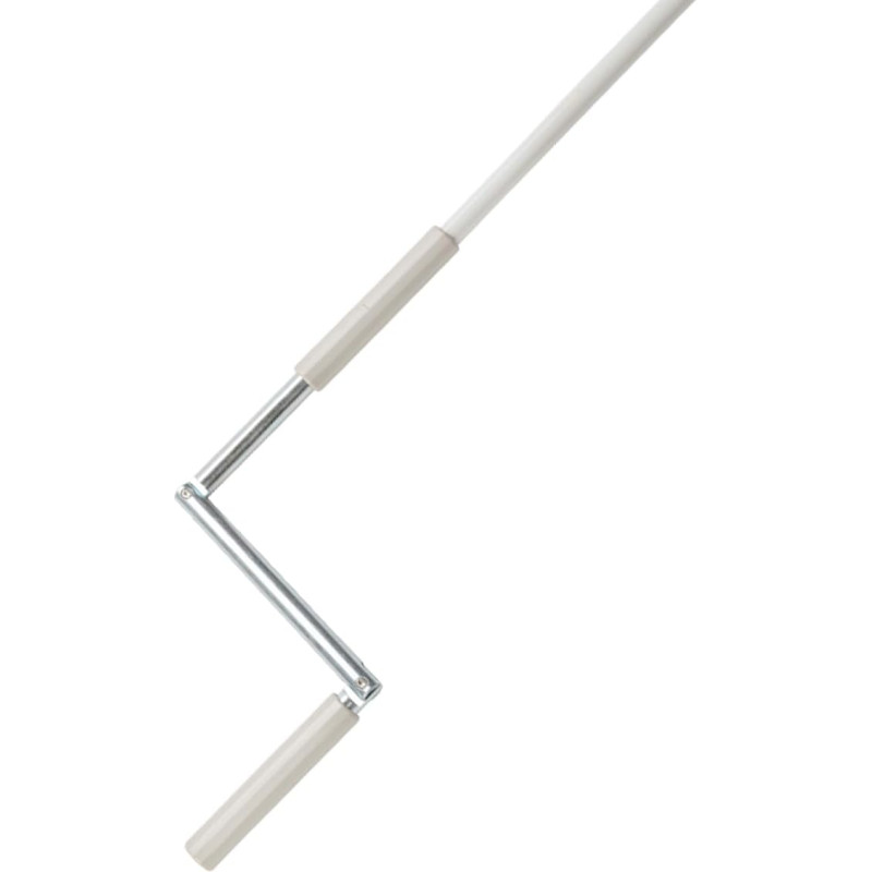 jarolift Awning Crank Hand Crank Awning Accessories, Bendable Handle, Steel Pole, Weather-Resistant, Length 130 cm