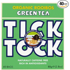 Tick Tock?? Organic Green Rooibos Tea Bags 40 per pack