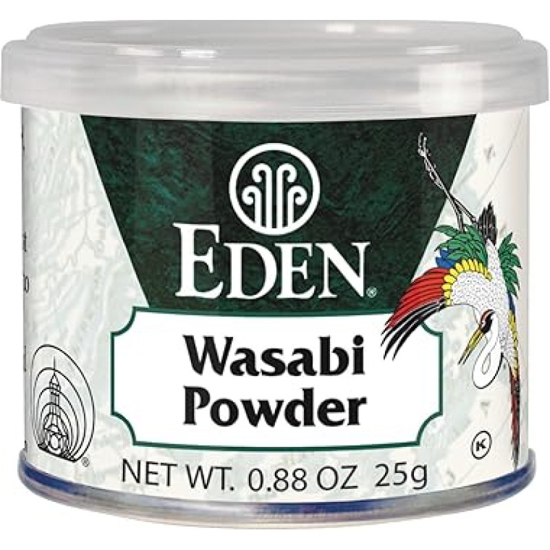 Wasabi milteliai, 0,88 oz (25 g) - Eden Foods - 1 vnt.