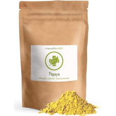 Papaya Fruit Powder, 100 g, Raw Food Quality, Naturally Fruity Flavour, Versatile, Papaya Powder, No Additives and Additives