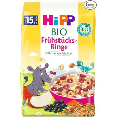 HiPP Organic Muesli Breakfast Rings 120 g Pack of 5 (5 x 120 g)