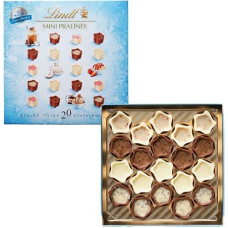 Lindt Chocolate - Summer Mini Ice Cream Pralines | 90 g | Chocolate Box with 20 Chocolates Each in 4 Delicious Varieties Without Alcohol | Chocolate Gift | Chocolate Gift
