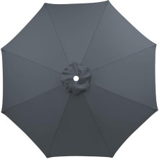 NIKSHI skėčių dangčio pakeitimas 3 m 6/8 strypų, UV apsaugos konsolinio skėčio dangtis, vandeniui atsparus skėčio dangtis, skėčių atsarginės dalys balkonui, sodui, baseinui ir paplūdimiui