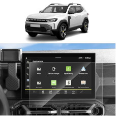 SKTU [2 pakuotės] Ekrano apsauga, suderinama su Dacia Duster III 2024 2025 GPS navigacija PET ekrano apsauga 10,1 colio