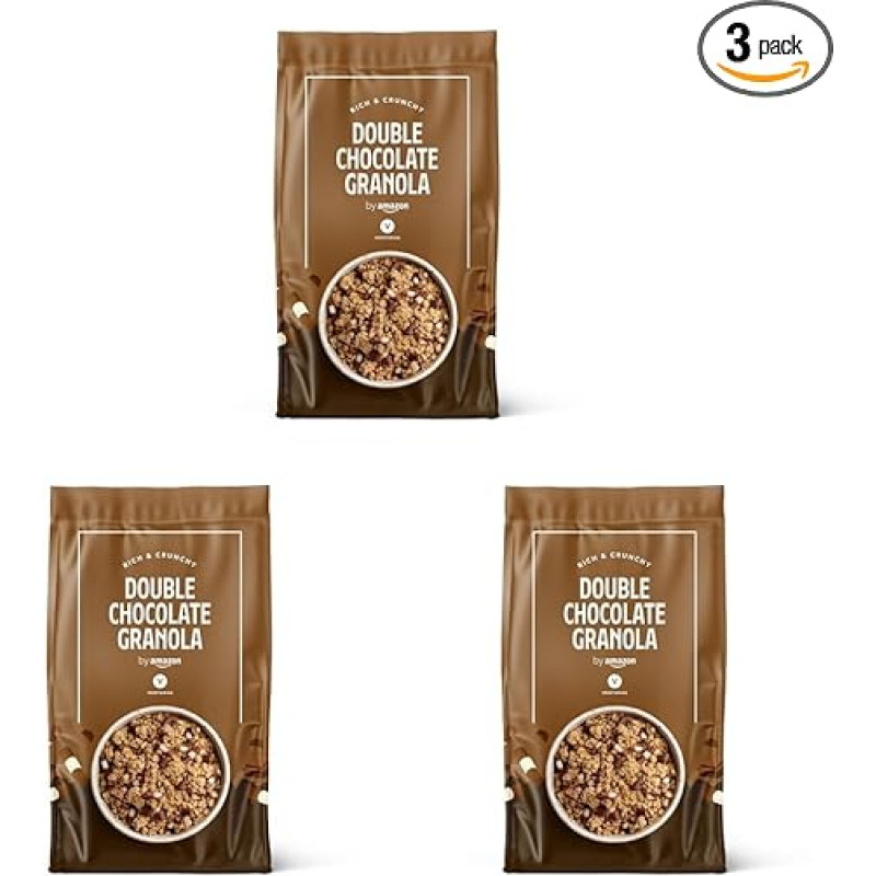 by Amazon Crisp Muesli Chocolate, 500 g (3 vnt.)