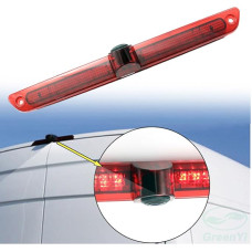 HD 720p kamera Vandeniui atspari stoginė atbulinės eigos kamera Spalvota kamera pakeičia trečiąjį stabdžių žibintą su naktiniu matymu, skirta Transporter MB Sprinter 316 1500 2500 3500 2006-2018 2006-2016