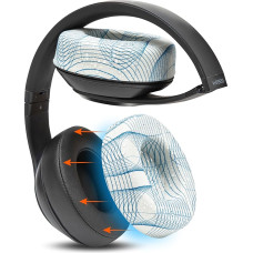WC SweatZ Studio - Patented Ear Cushion Covers for Beats Studio 3 (A1914) and Beats Studio 2 (B0500/B0501) Made by Wicked Cushions | Sweat Proof and Easy Washable | Ivory Tide