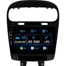 MISONDA 4G + 64G Android 14 Autoradio 2 Din Autoradio Für FIAT Freemont Dodge Journey Leap (2012-2020) GPS Navigation Kamera+MIC Stereo Carplay DSP BT FM WiFi SWC RDS DAB 360 Kamera 9