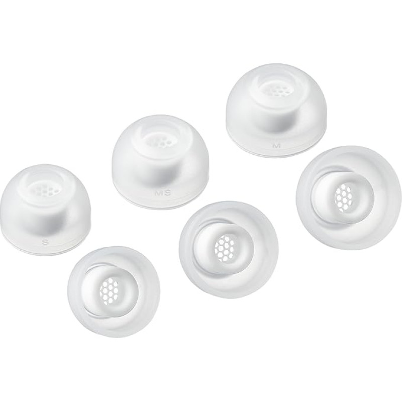 AZLA SednaEarfit MAX TWS 6 White - ausų kištukai belaidėms ausinėms - keičiami antgaliai su triukšmo slopinimo funkcija - ausinės suderinamos su 