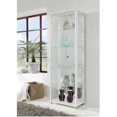 möbelando Berlin V Display Cabinet White