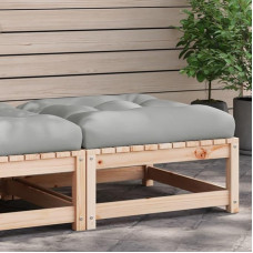 DYRJDJWIDHW Garten Lounge Lounge möbel Lauko Balkon möbel gartenlounge outdoorGartensofas ohne Armlehnen 2 STK. Weiß 70x70x67 cm KiefernholzGeeignet für Schlafzimmer