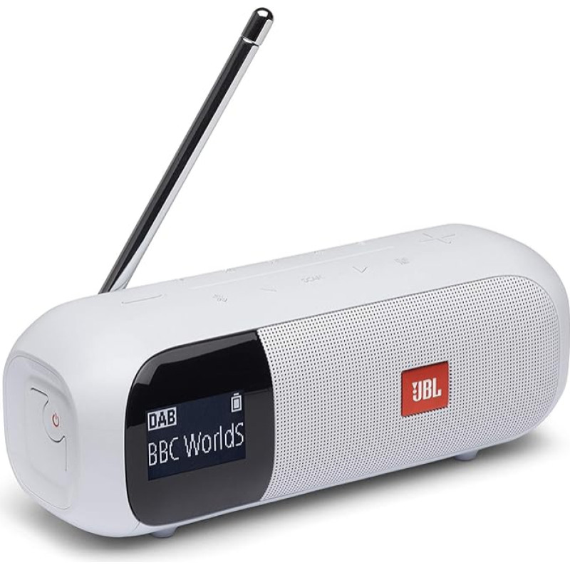 JBL Tuner Radio Recorder - Portable Bluetooth Speaker with MP3, DAB+ & FM Radio - Wireless Music Enjoyment