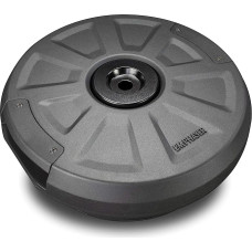 EMPHASER EBS111A – kraftvoller 28 cm Aktivsubwoofer zum Einbau in Reserverad Mulde/Felge, Auto Bassbox mit 200 Watt Verstärker, geschlossenes Gehäuse