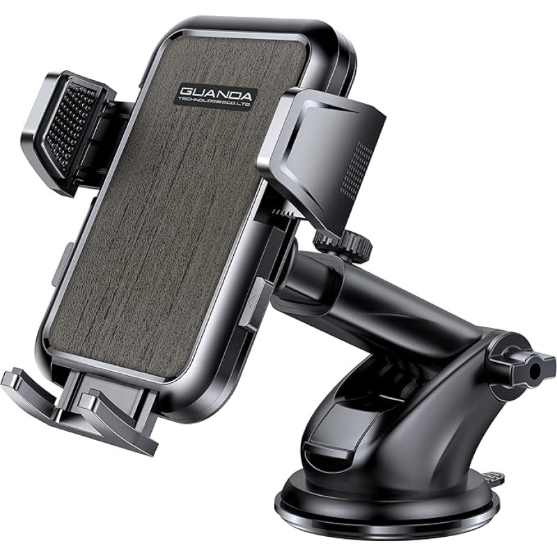 GUANDA TECHNOLOGIES CO., LTD. Smartphone Holders for Car Mobile Phone Holder Car Suction Cup Universal Mobile Phone Holder Compatible with iPhone Samsung Huawei