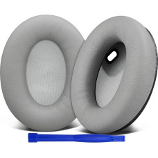 SOULWIT Replacement Earpads for Sony WH-1000XM4 (WH1000XM4) Headphones with High Quality Lambskin Noise Isolation Foam Without Interfering Sensor