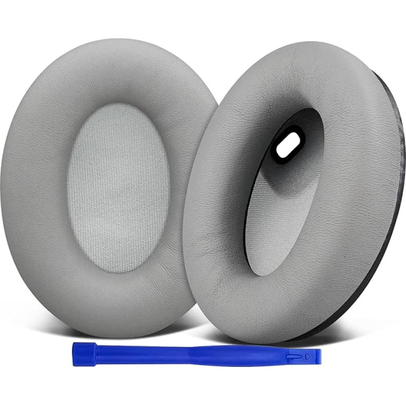 SOULWIT Replacement Earpads for Sony WH-1000XM4 (WH1000XM4) Headphones with High Quality Lambskin Noise Isolation Foam Without Interfering Sensor