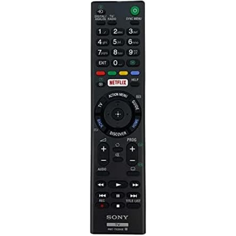 Aurabeam Original Remote Control RMT-TX200E for Sony KDL-75W855C KDL-55W807C KDL-65W855C KDL-55W809C KDL-65W858C KDL-65W857C KDL-65W859C TV