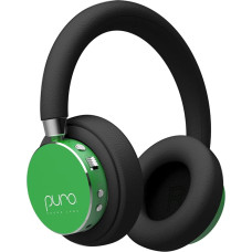 Puro Sound Labs BT2200-Plus Volume Limiting Bluetooth Headphones for Kids - Safer Headphones for Kids - Studio Quality and Noise Isolation - Green