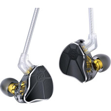 keephifi CCZ BC04 HiFi IEM In-Ear Monitor, In-Ear Headphones 1BA+1DD IEM Headphones, Lightweight Gaming Headphones with Cable, Removable 5N OFC Cable for Singers, 2PIN-Z Pins