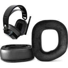 CORSAIR Replacement Ear Pads for Corsair HS80 RGB Wireless Headphones (PU Leather + Velvet Ear Pads)