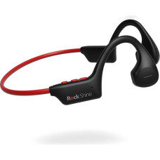 RockShine R1 Conduction Wireless BT Headphones, Bluetooth 5.2, Hi-Fi Audio, Sweatproof, Long Battery Life, Comfortable Fit, Red