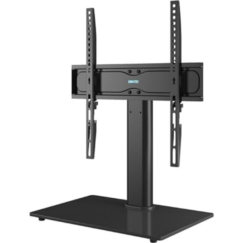 1home LCD/LED TV stand glass stand, holder Black